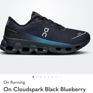 On Running Navy and Black Athletic Shoes